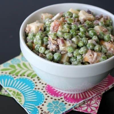 Creamy Pea Salad Simple And Seasonal