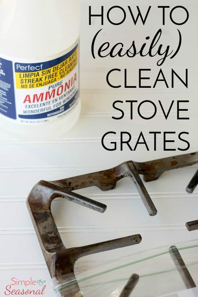 Cleaning grill hotsell grates with ammonia