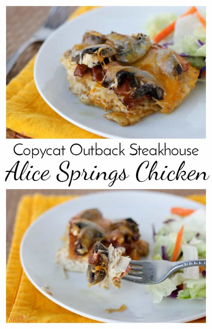 This easy copycat Alice Springs Chicken recipe is a packed with flavor! It's a great way to break up the familiar "chicken" routine. via @nmburk