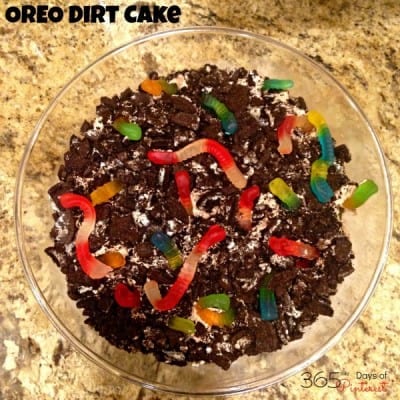 OREO Dirt Cake is an easy and delicious pudding dessert perfect for theme parties or just a yummy snack!