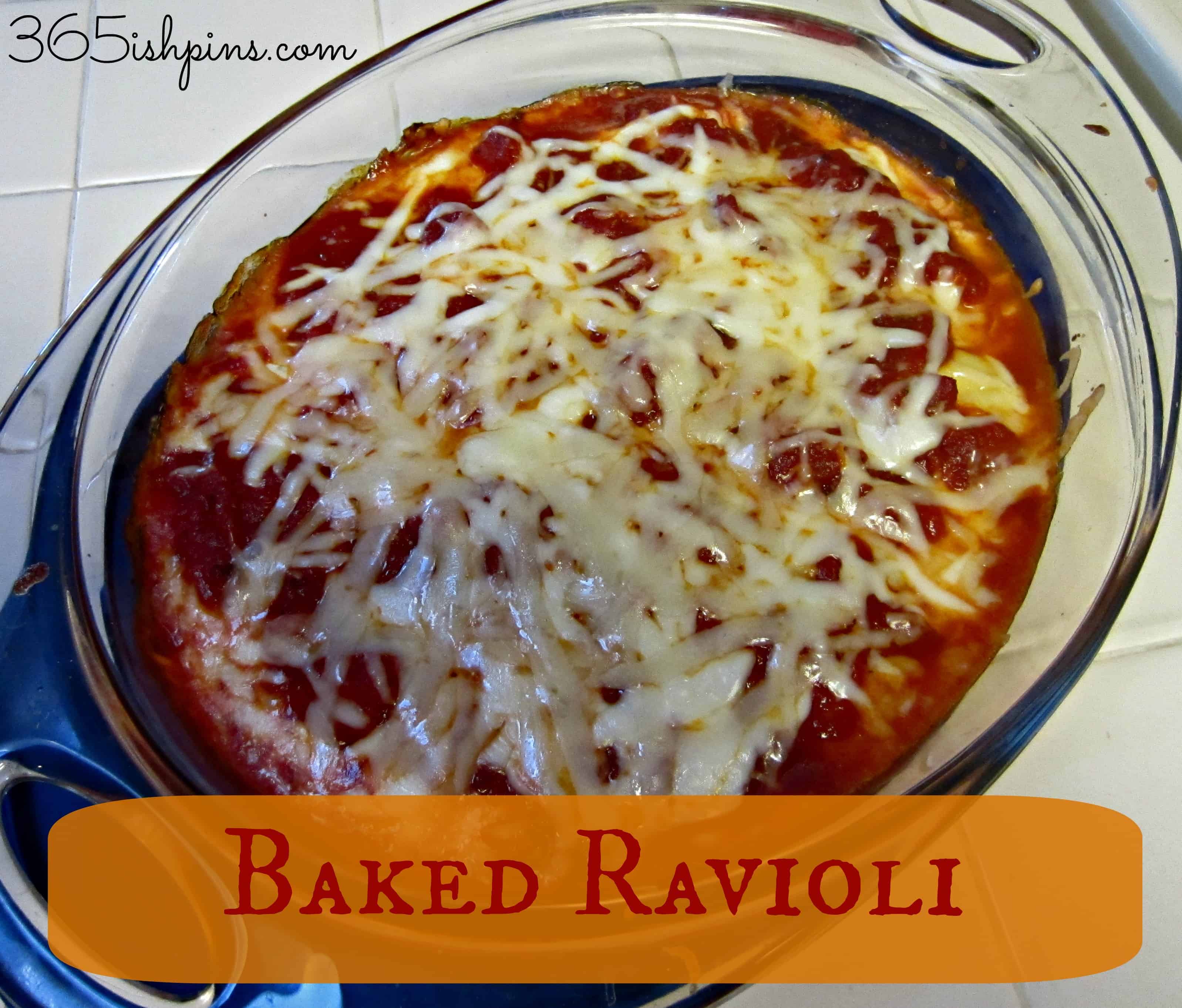 baked ravioli