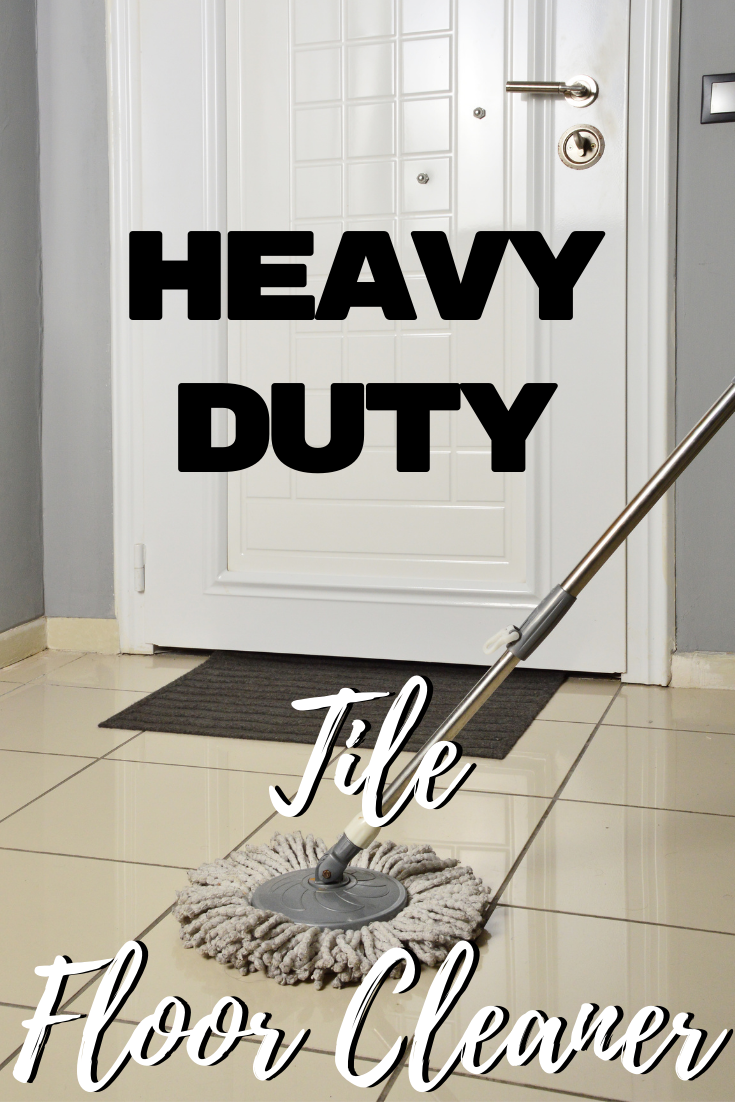 Get those grimy floors clean with this heavy duty tile floor cleaner! It is perfect for getting rid of the "boy bathroom" smell or grimy kitchen floors!  via @nmburk