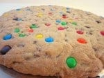 This recipe makes the perfect giant cookie cake! It's great for birthday parties or just curbing that craving for a yummy chocolate chip cookie!
