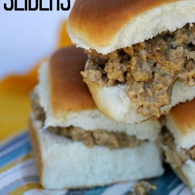 Cheesy sliders are the ultimate comfort food and perfect for a quick dinner or tailgating snack!