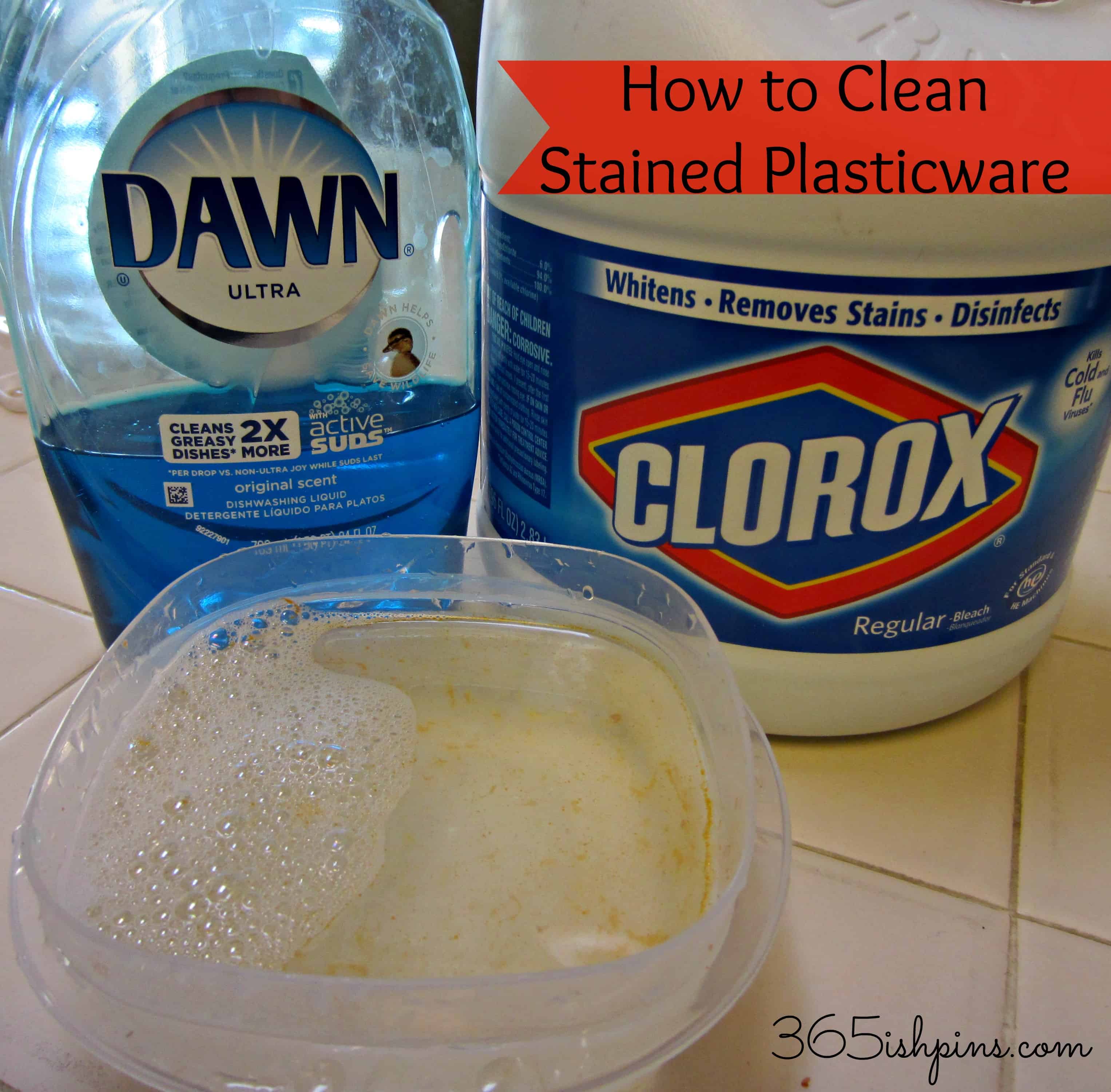 Day 341 How to Clean Stained Plasticware Simple and Seasonal