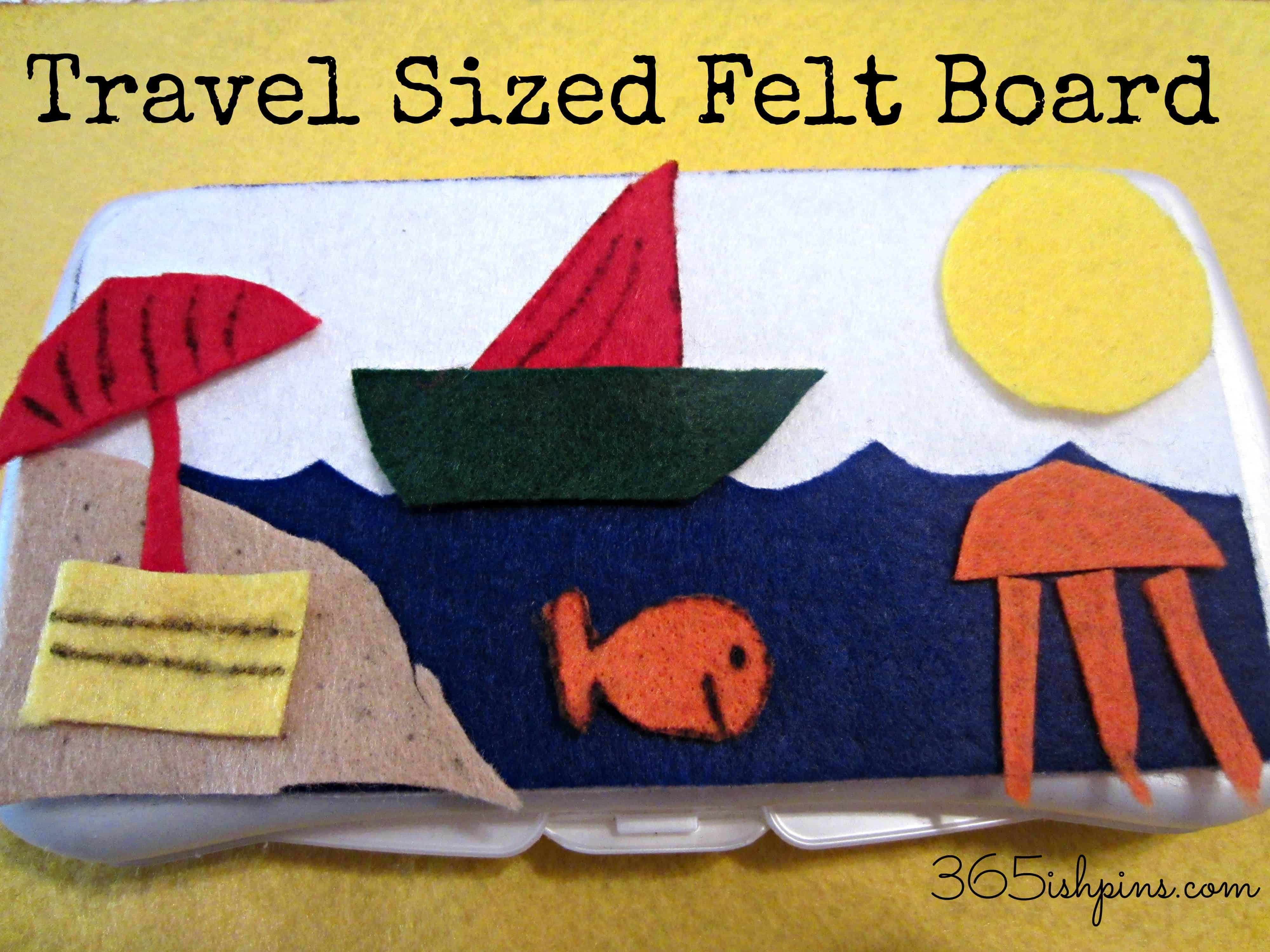 baby wipes felt board