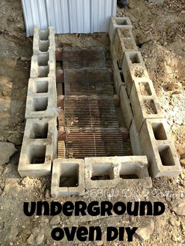 underground oven DIY