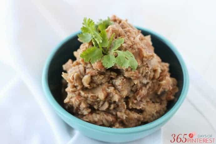 slow cooker refried beans