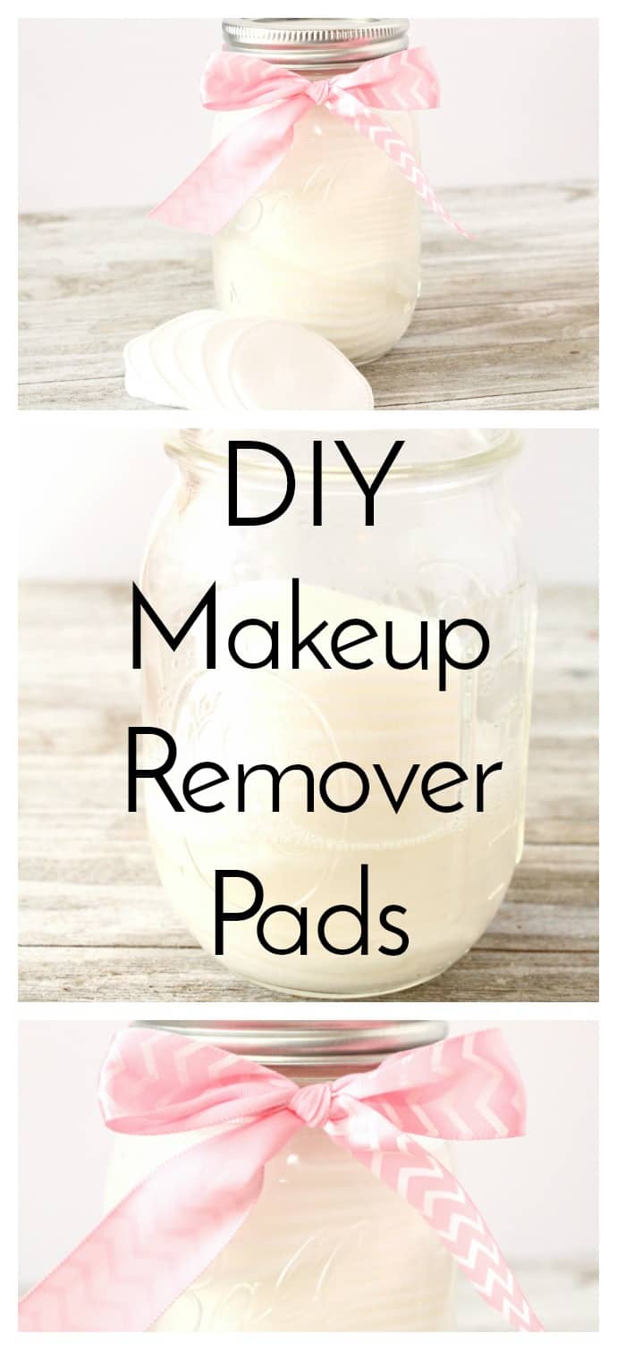 DIY makeup remover pads collage Simple and Seasonal