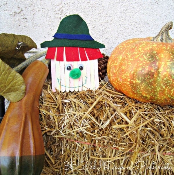 scarecrow craft outside