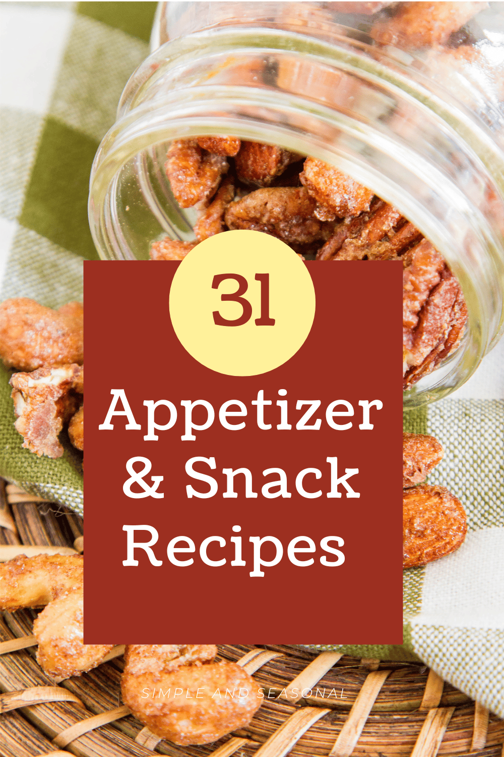 From savory to sweet, all of these appetizers and snacks are perfect party foods! Dip it, spread it, spear it with a toothpick or pop it in your mouth. You'll love these appetizer recipes! via @nmburk