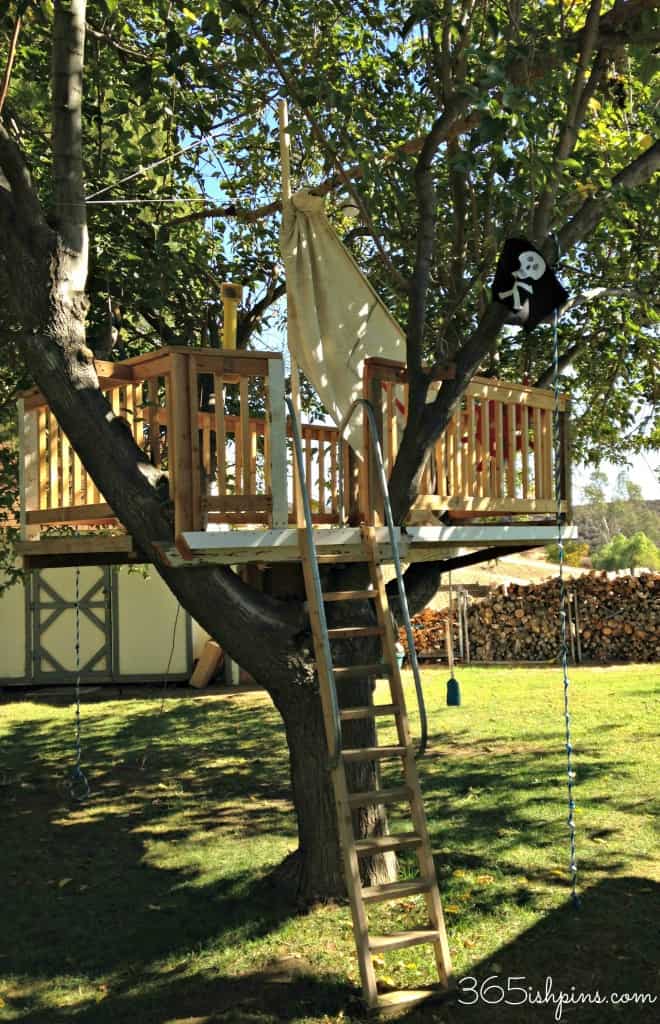 pirate ship tree house