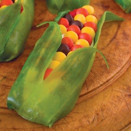 candy corn on the cob