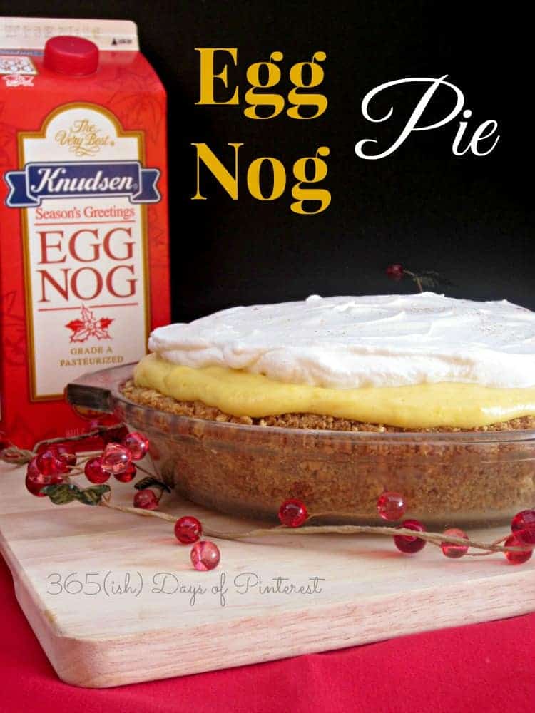 eggnog pie