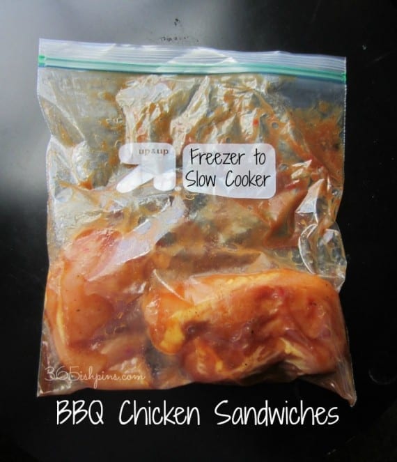 BBQ Chicken Sandwiches: Freezer to Slow Cooker Meal - Simple and Seasonal