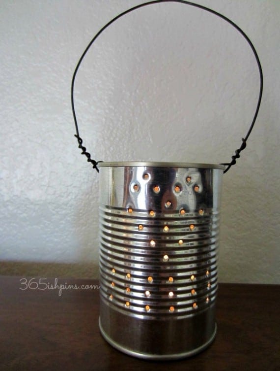 DIY Tin Can Lantern: Vol. 2, Day 55 - Simple and Seasonal