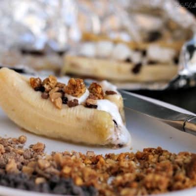 grilled banana s'mores