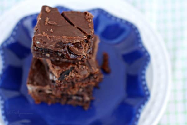 thin mint brownies