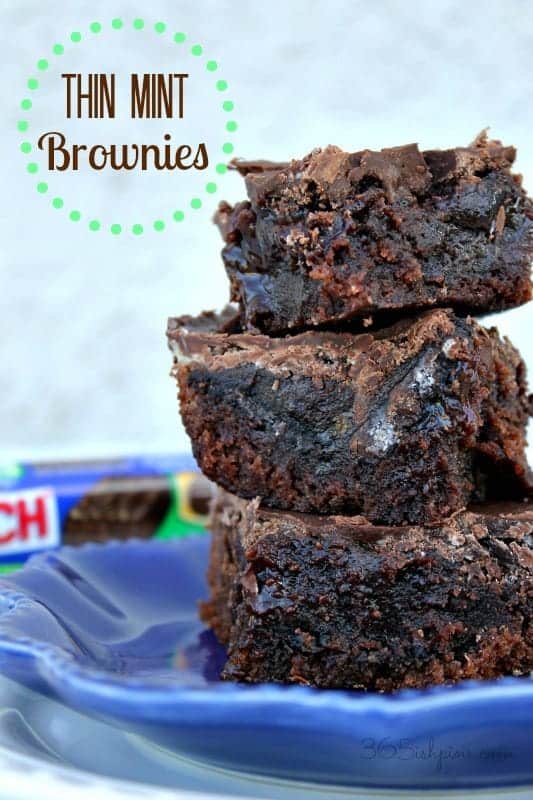 thin mint brownies