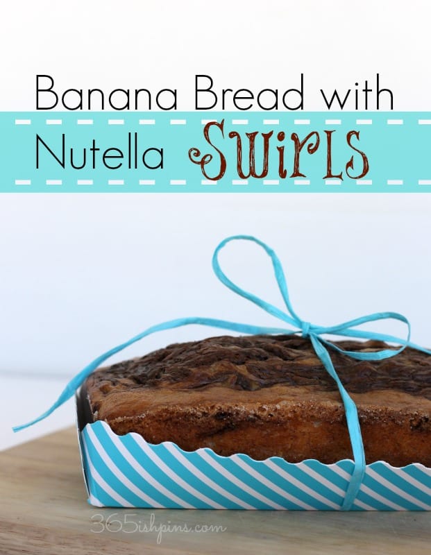 Banana Bread with Nutella Swirls - Simple and Seasonal