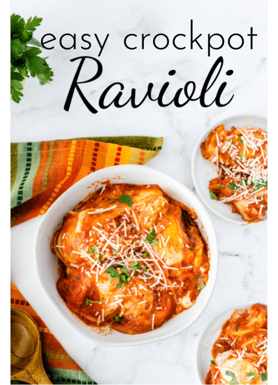 Crockpot Ravioli: easy weeknight dinner: easy weeknight dinner - Simple ...