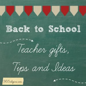 Back to School Ideas - Simple and Seasonal