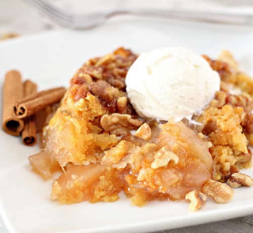 Slow Cooker Apple Dump Cake - The Magical Slow Cooker