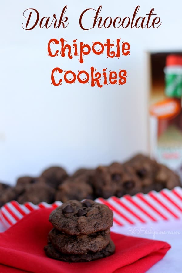 dark chocolate chipotle cookies