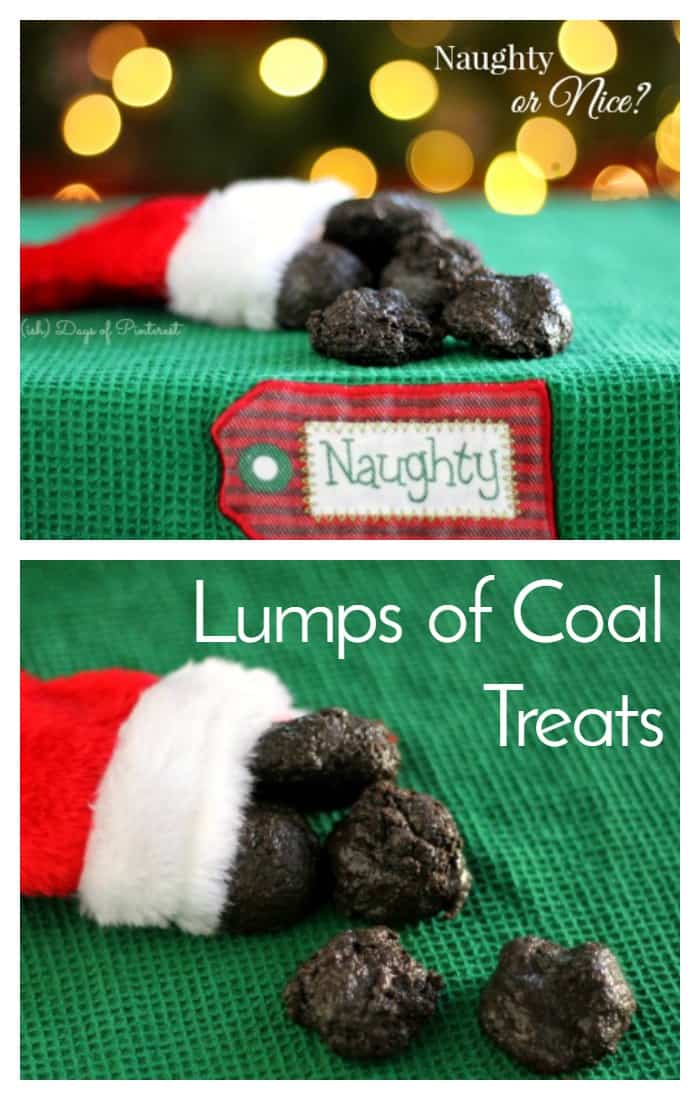 Lumps of Coal Treats - Simple and Seasonal