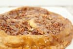 Turn regular old apple pie on its head with this sticky and delicious Upside Down Apple Pie! It's the perfect companion to pumpkin pie for Thanksgiving dinner.