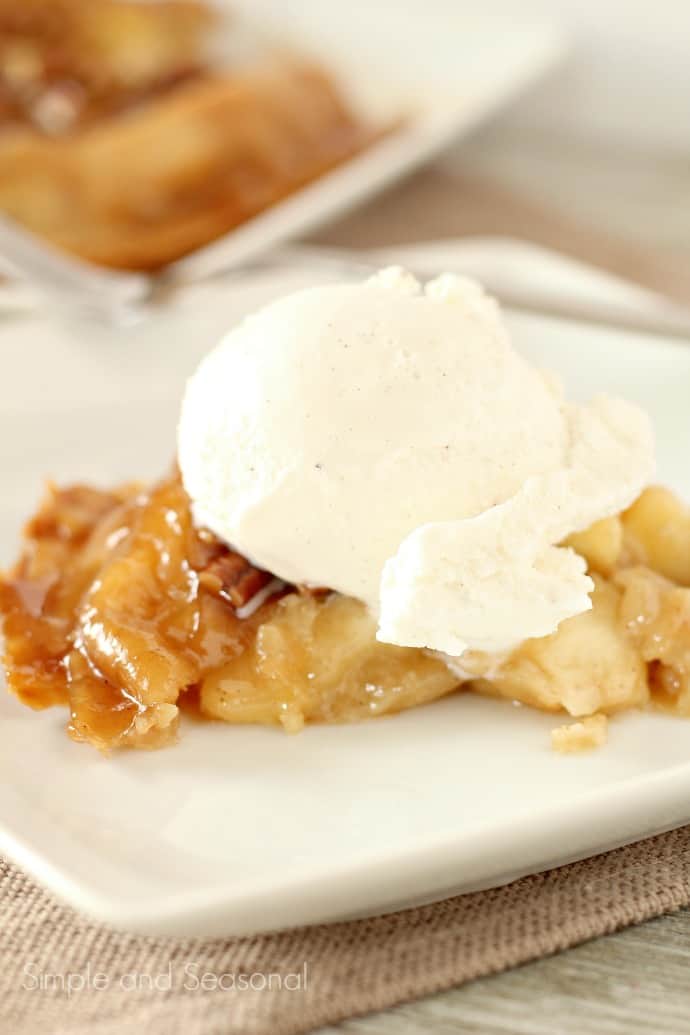 Upside Down Apple Pie - Simple and Seasonal