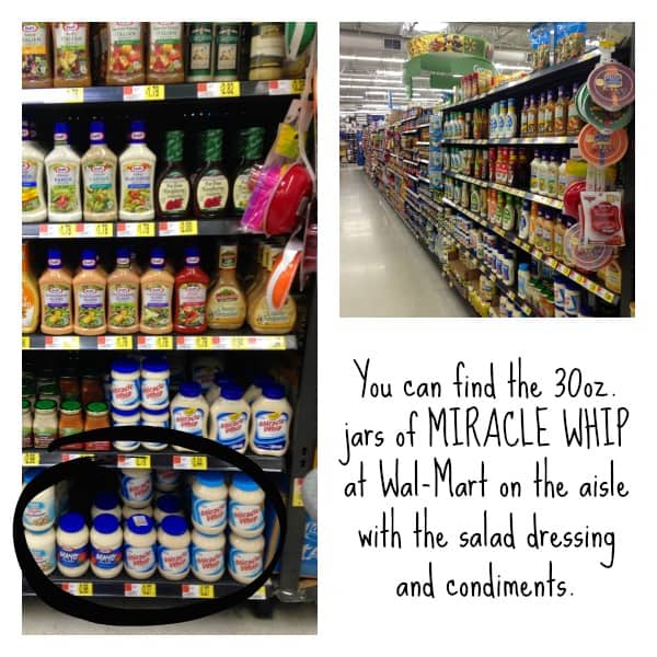 walmart aisle Miracle Whip