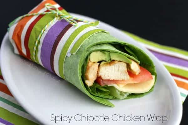 Spicy Chipotle Chicken Wraps