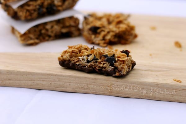 granola bar with chocolate