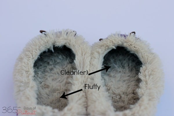 how to clean minnetonka moccasins inside