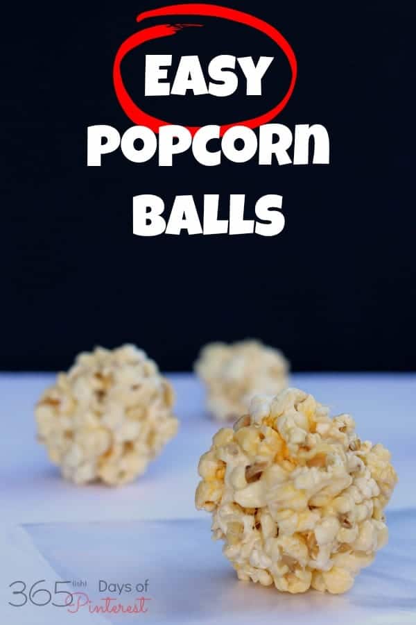 Easy 3 ingredient popcorn balls make movie night even more special!  via @nmburk