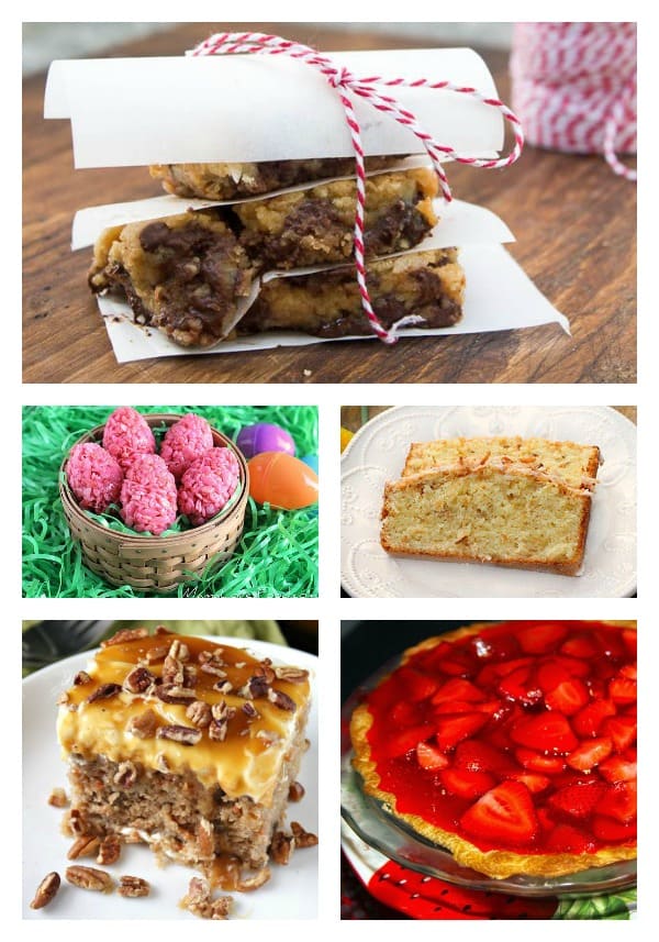 Easter desserts collage 2