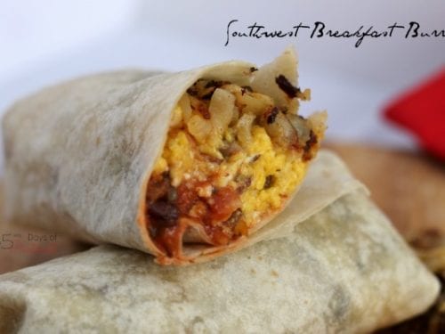 Southwest Breakfast Burritos Recipe