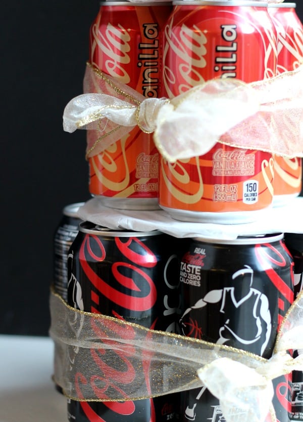 coke can cake layers