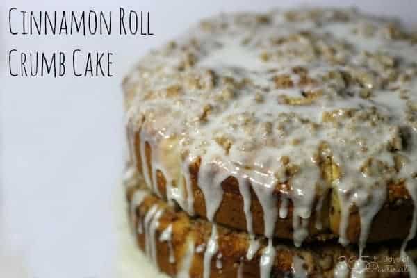 cinnamon roll crumb cake takes a plain cinnamon roll and ups the ante!