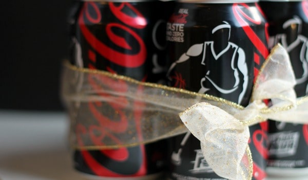 coke zero can cake