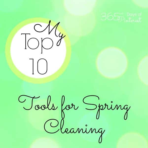 spring cleaning tools