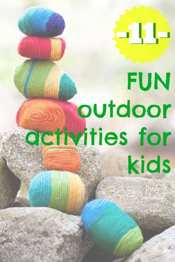 Grab the kids, head outside and enjoy some time together with these fun outdoor activities for kids! via @nmburk