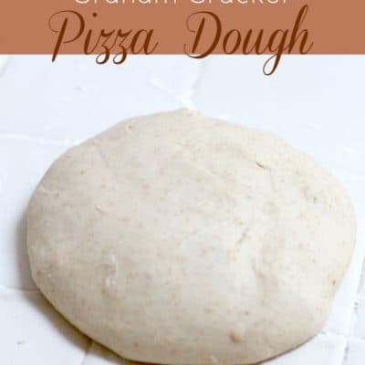 Graham Cracker Pizza Dough - Simple and Seasonal