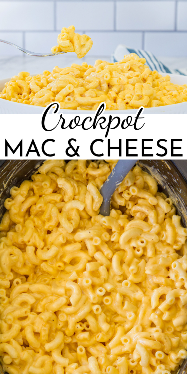 Creamy, cheesy and comforting, Crockpot Mac and Cheese is perfect for family dinners or potluck! via @nmburk