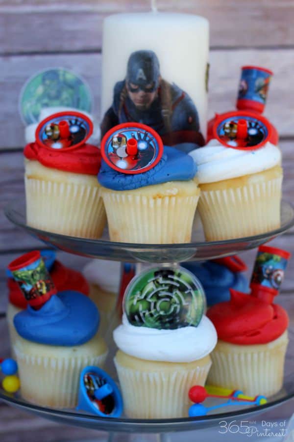 Avengers cupcakes