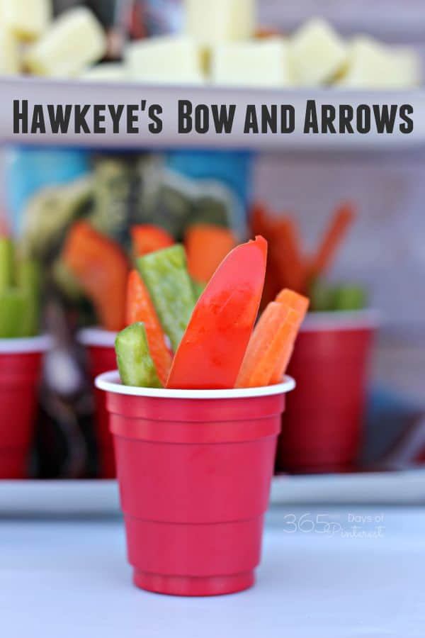 Hawkeye's bow and arrows