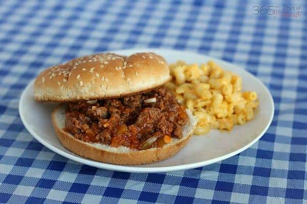 homemade sloppy joes