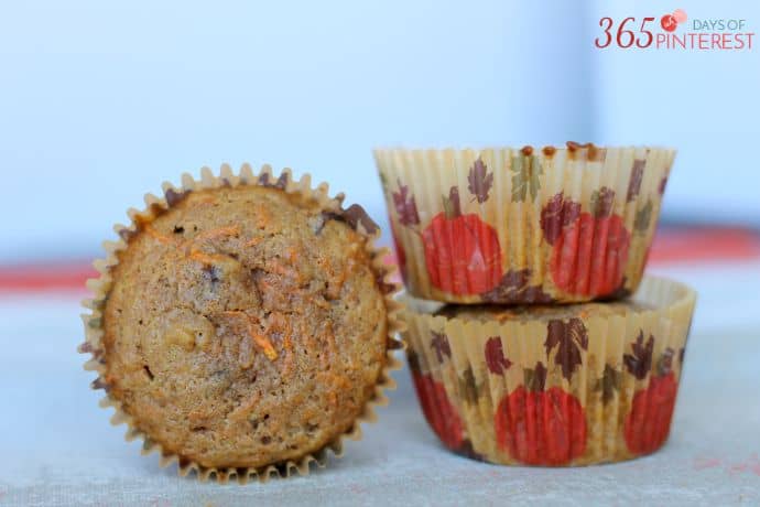 carrot raisin muffins wide