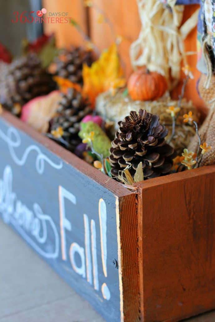 fall mantel box blog